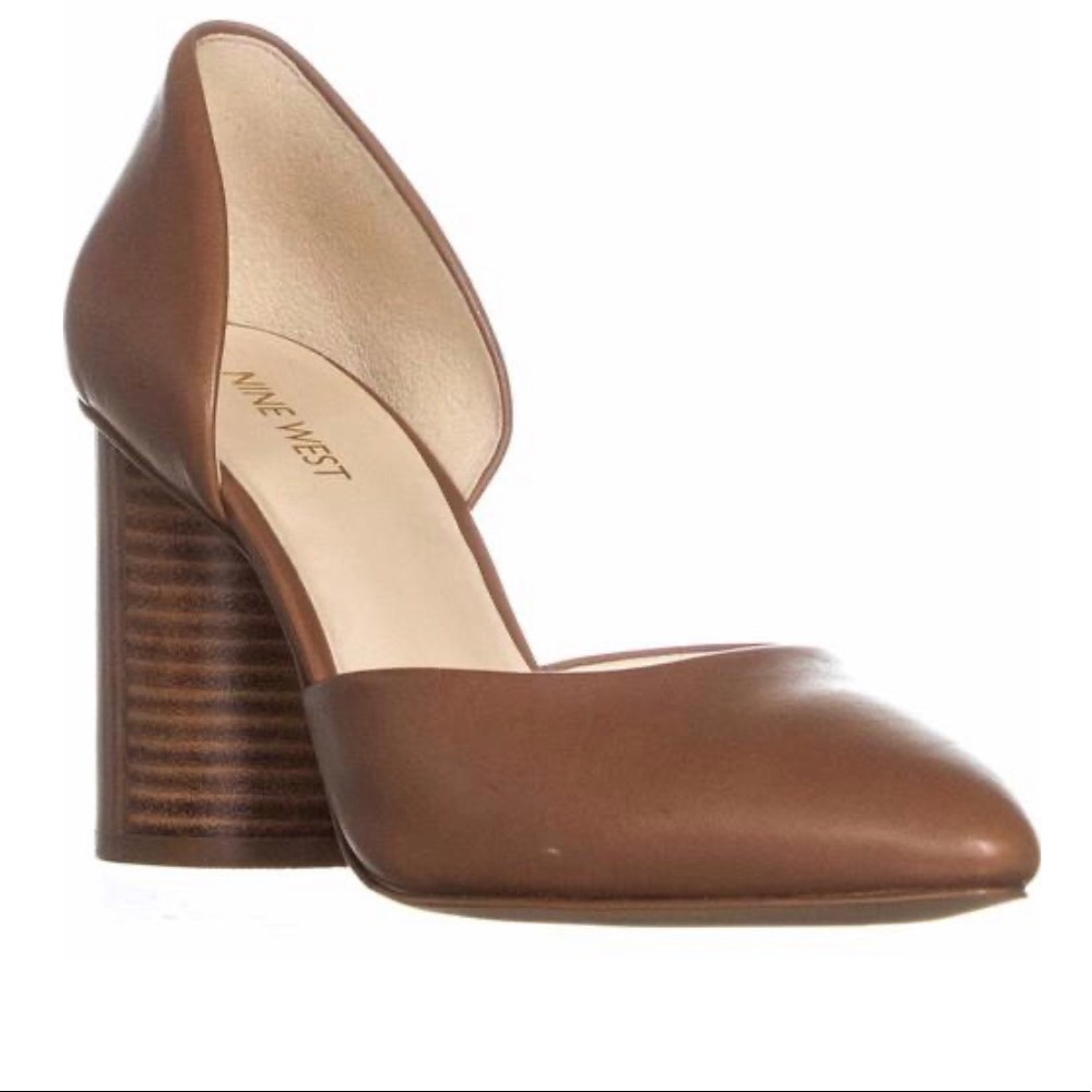 Nine West Charles Block Heel Pump
